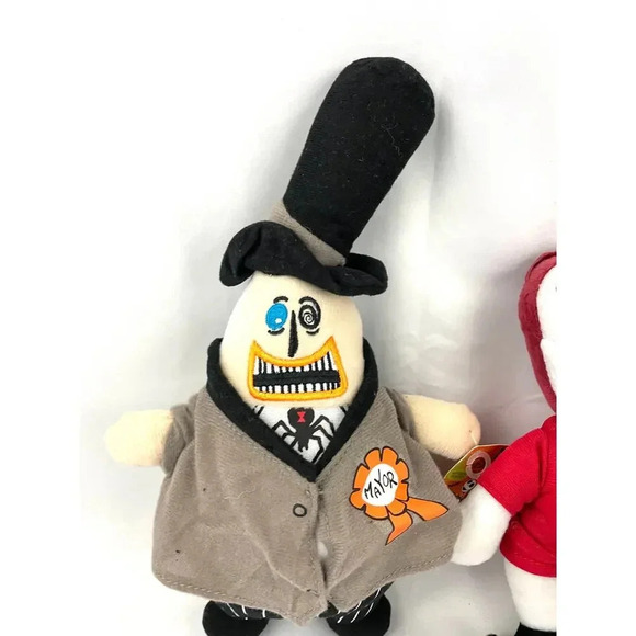 Lot of 5 Disney Nightmare Before Christmas Plush Dolls Lock Mayor Oogie Dr Zero - Picture 8 of 16